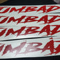 TUMBADA Front BIG windshield decals / STICKERS