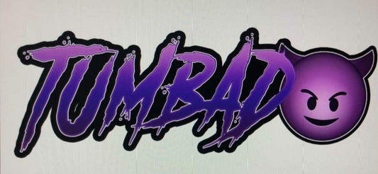 TUMBADO LARGE WINSHIELD DECAL EXCLUSIVE [limited Quantity]