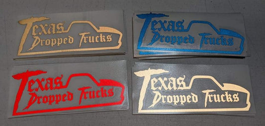 Texas Dropped Trucks (Decals)(reflective)